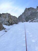 Pointe du vallon des Etages face nord