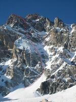 Couloir N-NE des Aiguilles du Chambeyron