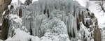 Cascade artificielle de l'Argentière la Bessée, Rif d'Oriol.