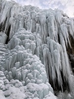 Cascade artificielle de l'Argentière la Bessée, Rif d'Oriol.