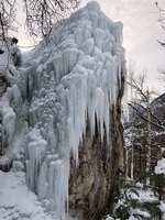 Cascade artificielle de l'Argentière la Bessée, Rif d'Oriol.