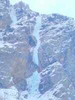 Hard Ice in the rock